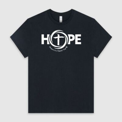 HOPE, Heaven on Planet Earth in White Unisex T Shirt Thumbnail