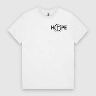 HOPE in Black Unisex T Shirt Thumbnail