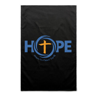 Blue HOPE Heaven on Planet Earth Tea Towel Thumbnail