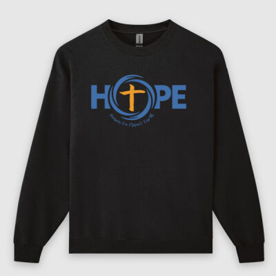 Blue HOPE Heaven on Planet Earth Unisex Sweatshirt Thumbnail