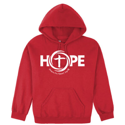 White HOPE Heaven on Planet Earth Unisex Pullover Hoodie Thumbnail