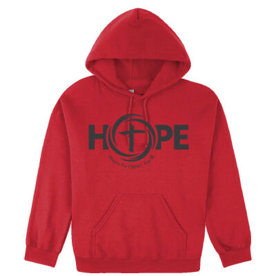 Black HOPE Heaven on Planet Earth Unisex Pullover Hoodie Thumbnail