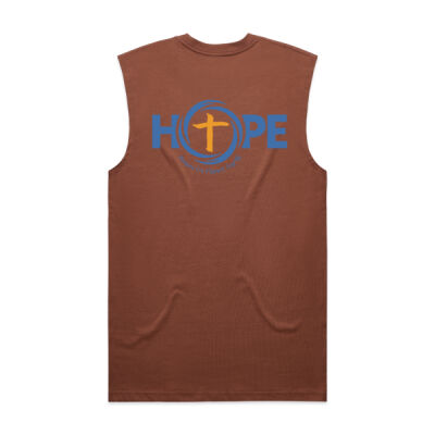 Blue HOPE Heaven on Planet Earth Men's Tank Thumbnail