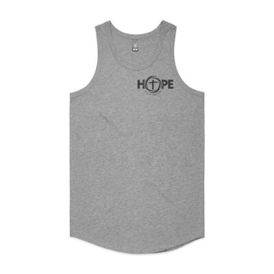 Black HOPE Men's Regular Fit Tank Top Thumbnail