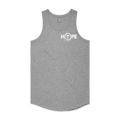 White HOPE Men's Regular Fit Tank Top Thumbnail