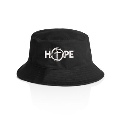 Embroidered HOPE White logo One Size Bucket Hat Thumbnail