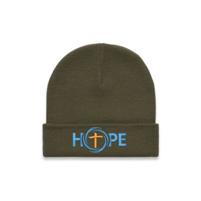 Blue HOPE logo Embroidered Unisex Beanie Thumbnail