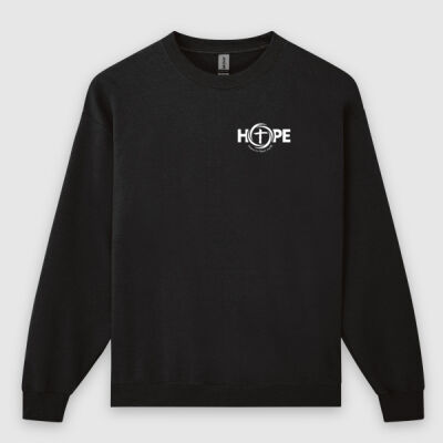 White HOPE Heaven on Planet Earth Unisex Sweatshirt Thumbnail