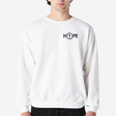 Black HOPE Heaven on Planet Earth Unisex Sweatshirt Thumbnail