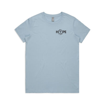 Ladies Black HOPE on AS Colour Maple Tee Assorted Colours and Placement Thumbnail